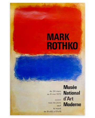 Mark Rothko Exhibition Poster By Mark Rothko - Contemporary Artwork