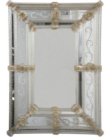 Murano Glass Mirror by Anonymous - Decorative Object