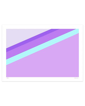 Purple Slide by Dadodu - Contemporary Art Print