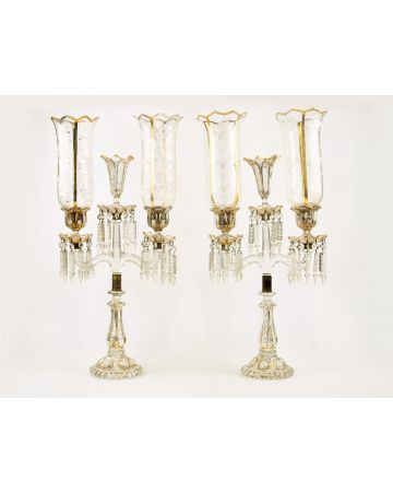 Crystal Candelabras By Anonymous - Decorative Object