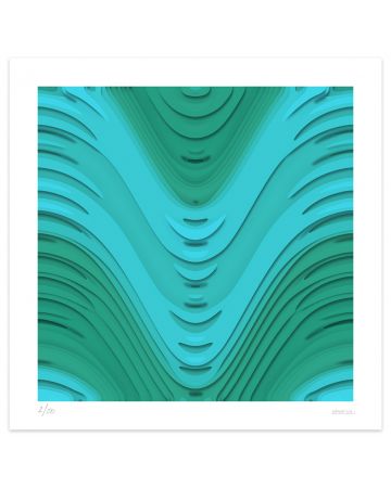 Blue Wind by Dadodu - Contemporary Art Print