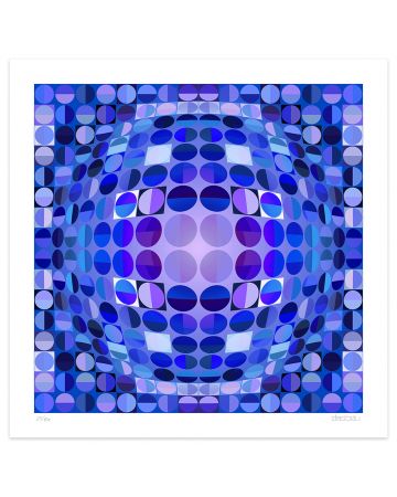 Blue Composition by Dadodu - Contemporary Art Print