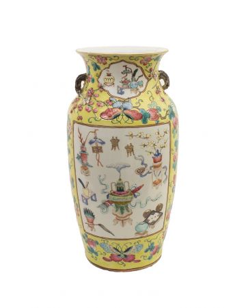Chinese Polychrome vase - Design and Decorative Objects