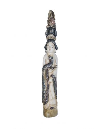 Ivory Carving of a Standing Female Figure - Design and Decorative Objets