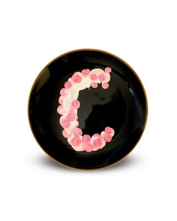 C Plate - The Alphabet by Erté - Design and Decorative Objects