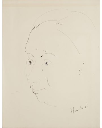 Faces by an Anonymous artist - Works On Paper