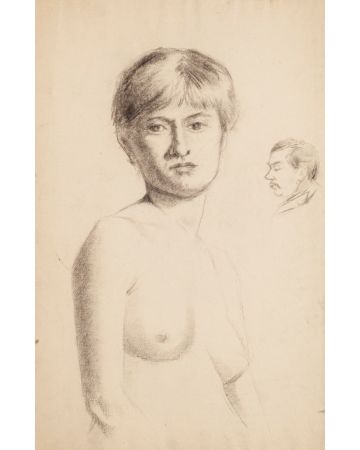 Portrait by René François Xavier Prinet - Modern Artwork