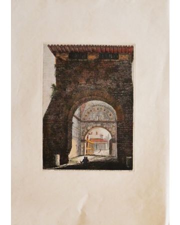  "Arch" by  Luigi Rossini - Old Master Artwork