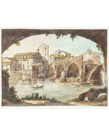 Tiber by an Anonymous - Old Master Artwork