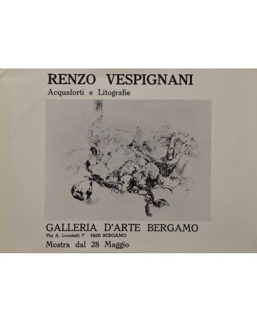 Renzo Vespignani Poster Exhibition by Anonymous - Contemporary Artwork
