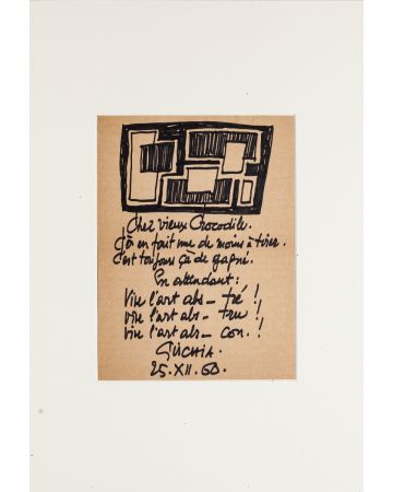 Poetical Composition by Léon Gischia- Contemporary Artwork