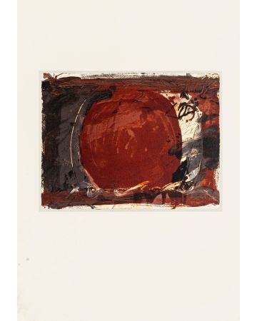 Red Mirror by Antoni Tàpies - Modern Artwork