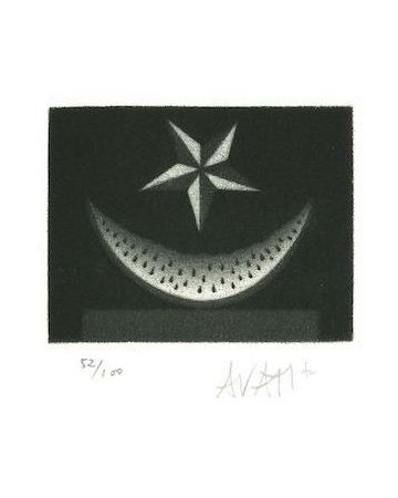 Watermelon and Star by Mario Avati -Contemporary Artwork