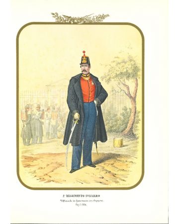 II Swiss Regiment is a lithograph by Antonio Zezon. Naples 1854.