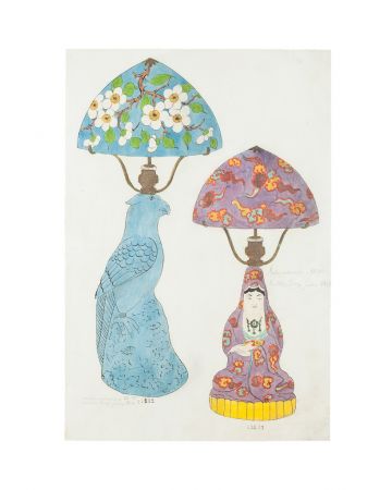 Oriental Lamps by Anonymous- Contemporary Artwork