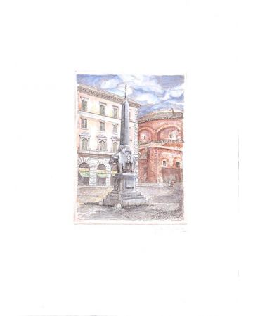 Minerva Square by Giuseppe Malandrino - modern Artwork