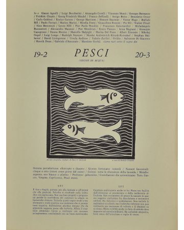 Zodiac Signs - The Two Fish by Piero C. Antinori - Modern Artwork