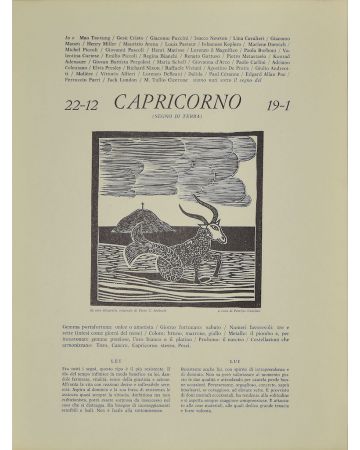 Zodiac Signs - Capricorn by Piero C. Antinori - Modern Artwork