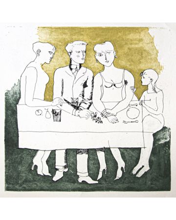 The Family by Franco Gentilini - Contemporary Artwork