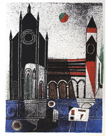 The Cathedral by Franco Gentilini - Contemporary Artwork