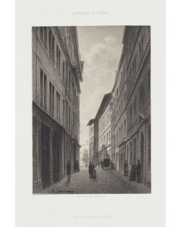 View of Geneve by Antonio Fontanesi- Old Master Artwork