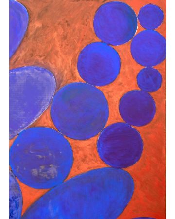 Blue Circles by Giorgio Lo Fermo - Contemporary Artworks 