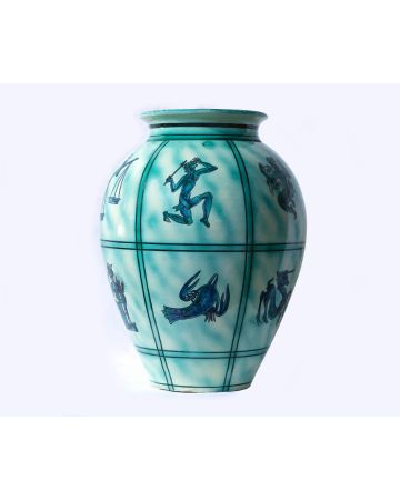 Deruta Ceramic Vase Ceramic Vase- Decorative Object