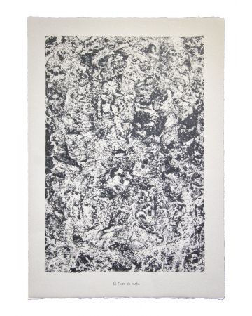 Texte de roche - From Eaux, Pierres, Sable by  Jean Dubuffet - Contemporary Artwork