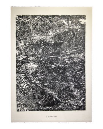  Le vent et l'eau  - From Eaux, Pierres, Sable by  Jean Dubuffet - Contemporary Artwork