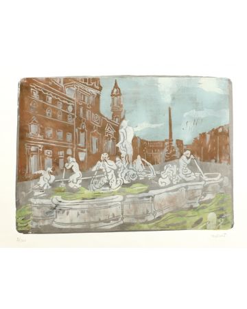  “Navona Square - Rome” made by Mazont - Modern Artwork