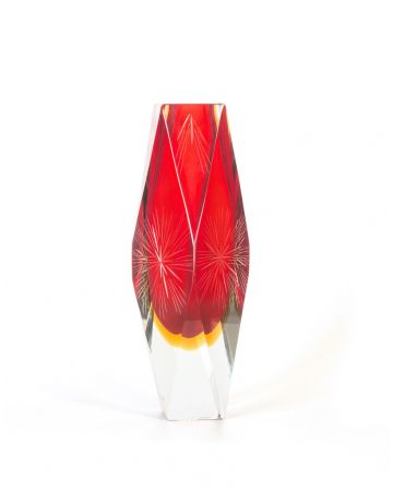 Red Glass Vase - Design and Decorative Object