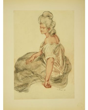 Manon from L'Estampe Moderne by René-Xavier Prinet  -  Modern Artwork