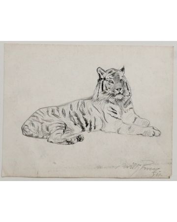  Tiger by Wilhelm Lorenz- Modern Artworrk