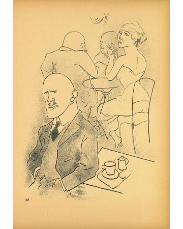 Indifference from Ecce Homo by George Grosz - Modern Artwork