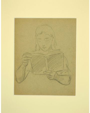Reading Woman - Modern Artwork