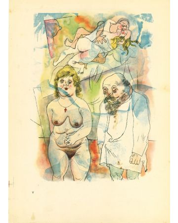 Mommy and Daddy from Ecce Homo by George Grosz - Modern Artwork