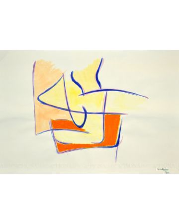 Geometrical Abstract Composition is an original contemporary artwork realized by the Italian artist Giorgio Lo Fermo (Messina, 1947) in 2020.