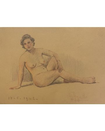 Nude of Woman by Anonymous - Artwork