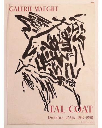 Tal Coat  - Exhibition Poster- Contemporary Artworks