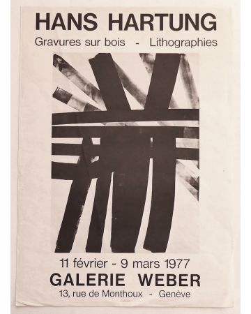 Hans Hartung - Exhibition Poster- Contemporary Artworks