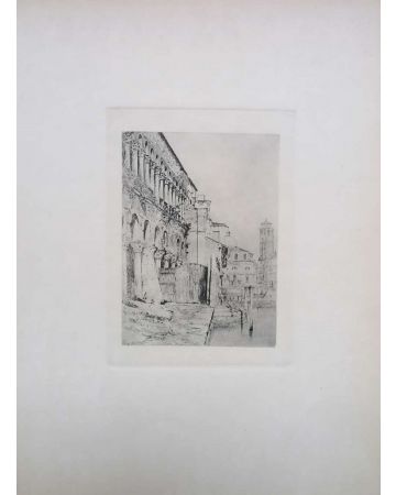 Venice, il Fondaco dei Turchi  by Luigi Beltrami -  Modern Artworks 