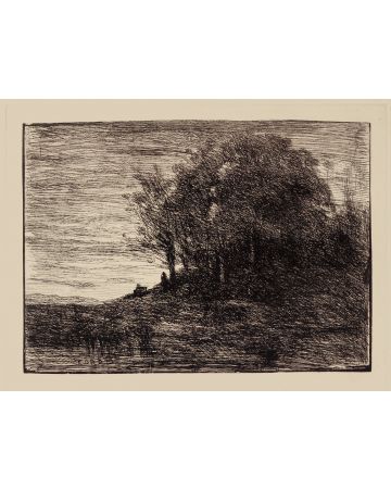 Landscape by Camille Corot - Prints & Multiples