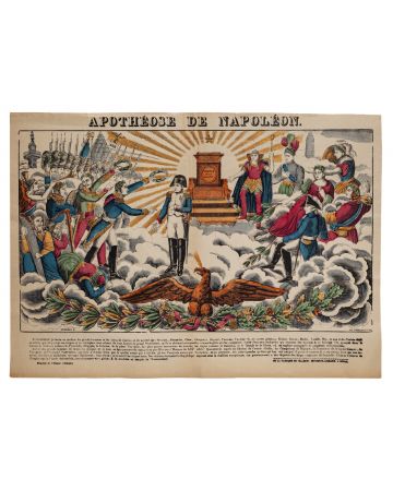 "Epinal Print, Apothéose Du Napoléon " by Anonymous - Modern artwork