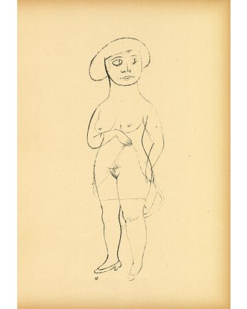 Commerzienrat's daughter from  Ecce Homo by George Grosz - Modern Artwork