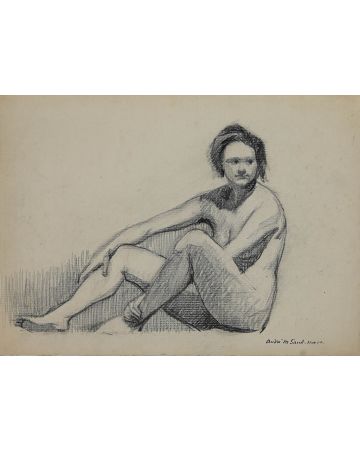Naked woman by André Meaux-Saint-Marc