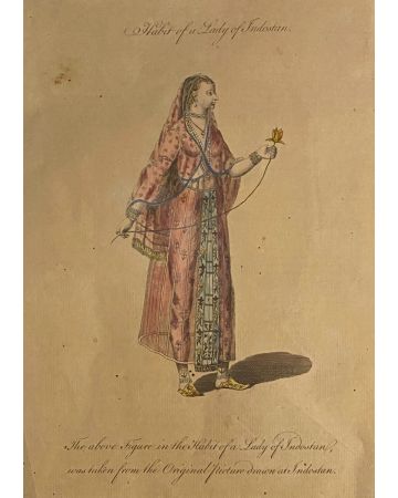 Habit of a lady of Indonesian by Anonymous - Artwork 