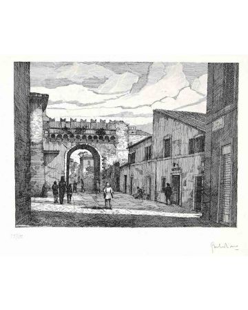 Rome-Porta Settimiana by Giuseppe Malandrino -Contemporary Artwork