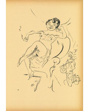 Woman from  Ecce Homo by George Grosz - Modern Artwork