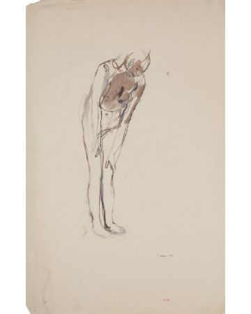 "Nude" by Jeanne Dour - Modern Artwork