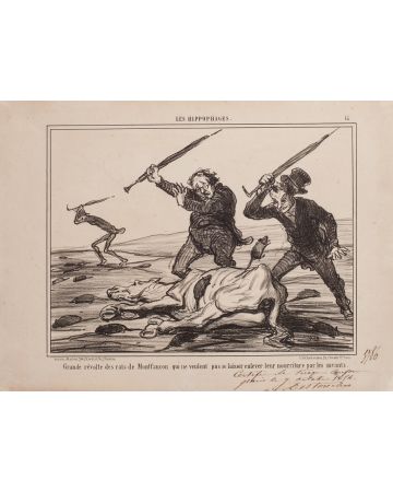 Honoré Daumier - Grande révolte des rats - LES HIPPOPHAGES - Modern Artwork
